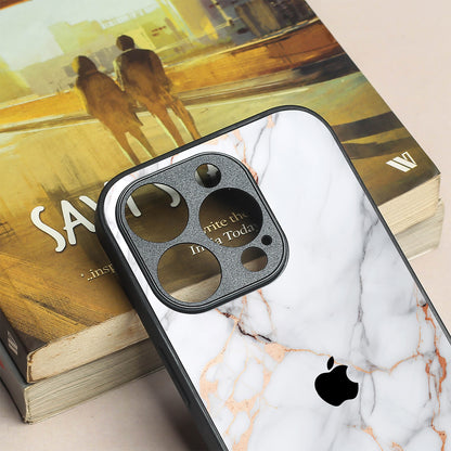 Copper Luxe Marble metal back case for Apple Iphone 11 Pro