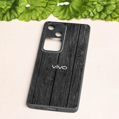 Dark Wood metal back case for Vivo S18