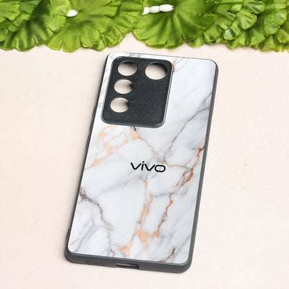 Copper Luxe Marble metal back case for Vivo V27