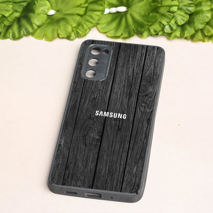 Dark Wood metal back case for Samsung S20 FE
