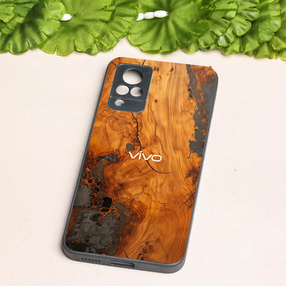 Lava Oak metal back case for Vivo V21