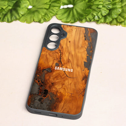 Lava Oak metal back case for Samsung A16