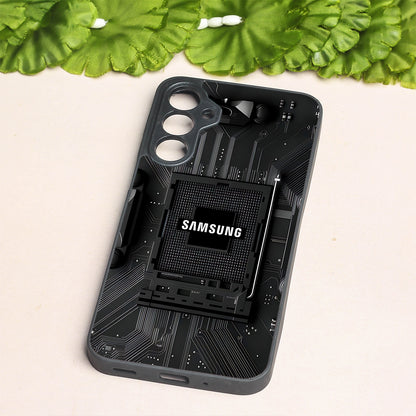 Microchip metal back case for Samsung A16