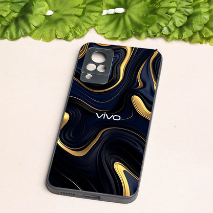 Noir Gold metal back case for Vivo V21