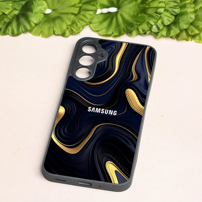Noir Gold metal back case for Samsung A16