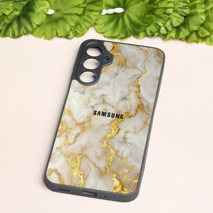 Gold Vein Glory metal back case for Samsung A16