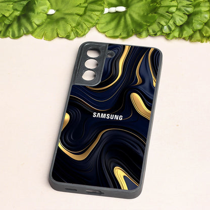 Noir Gold metal back case for Samsung S21 FE