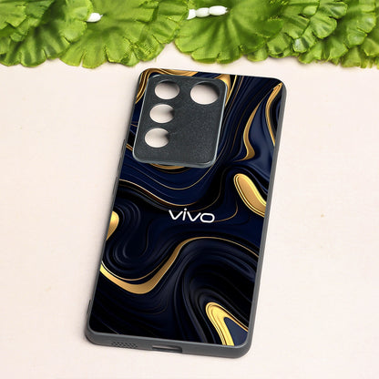 Noir Gold metal back case for Vivo V16