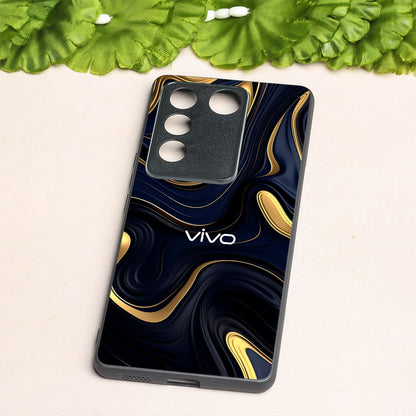 Noir Gold metal back case for Vivo V27