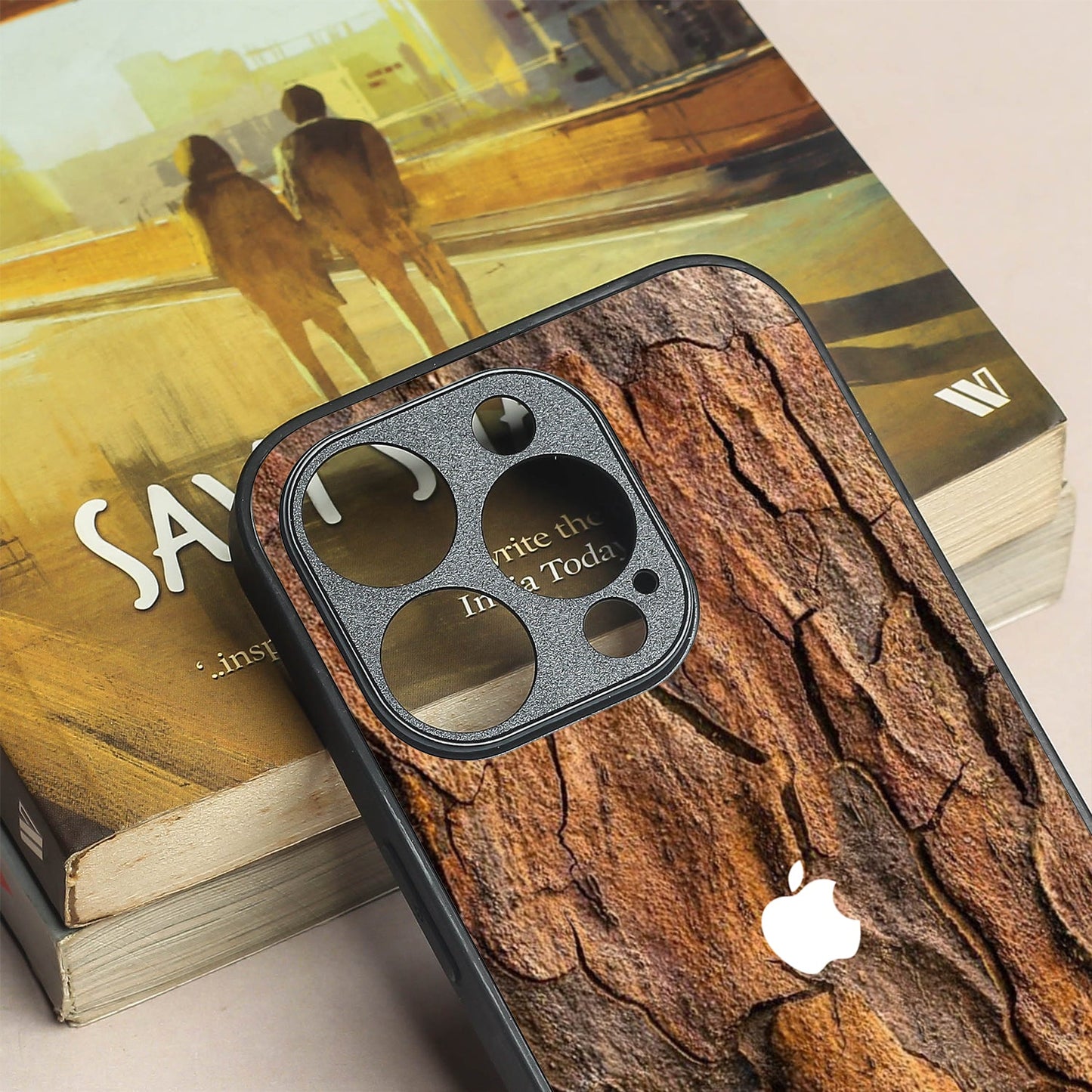 Wavy Grain metal back case for Apple Iphone 13 Pro Max