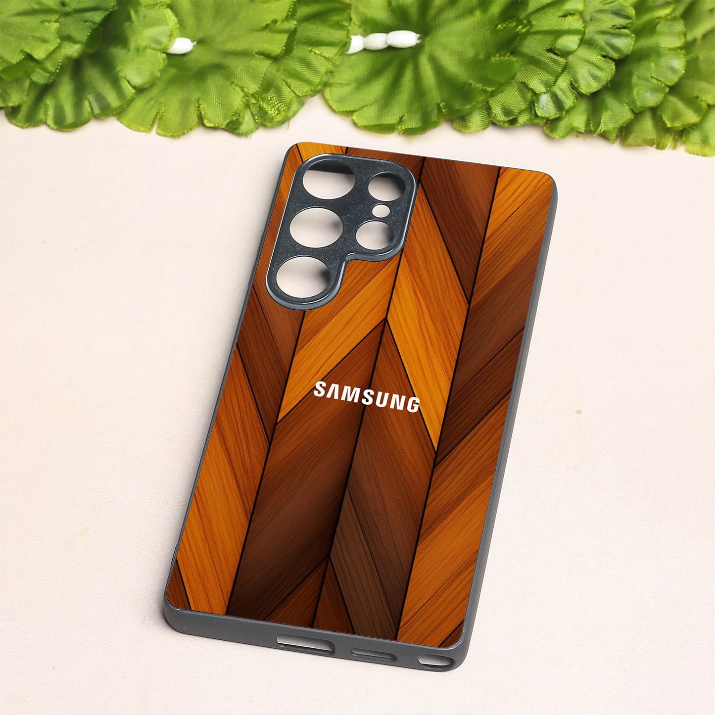 V-Wood Luxe metal back case for Samsung S25 Ultra