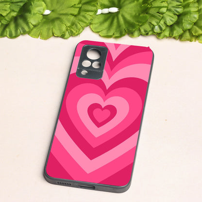Retro Love metal back case for Vivo V21