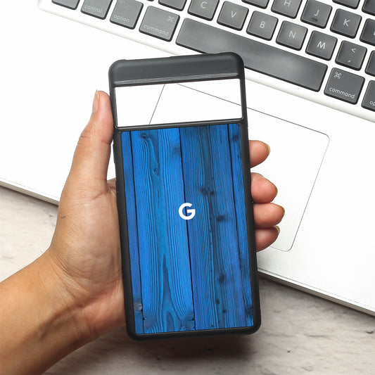 Indigo Planks metal back case for Google Pixel 7a