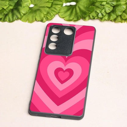 Retro Love metal back case for Vivo V27