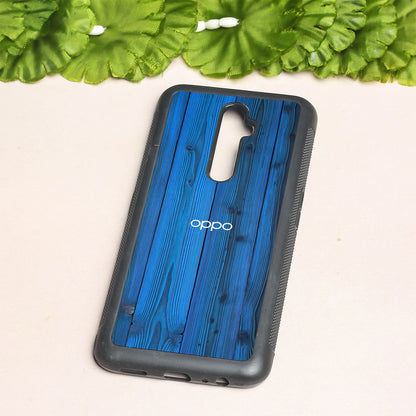 Indigo Planks metal back case for Oppo Reno2 F