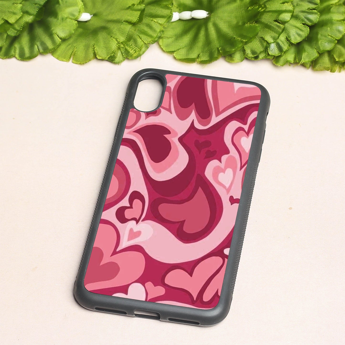 Valentine Wave Marble metal back case for Apple Iphone Xs Max