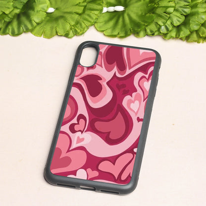 Valentine Wave Marble metal back case for Apple Iphone Xs Max