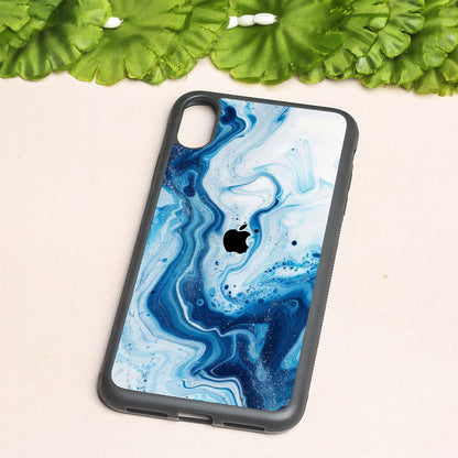 Neptune Swirl metal back case for Apple Iphone Xs Max