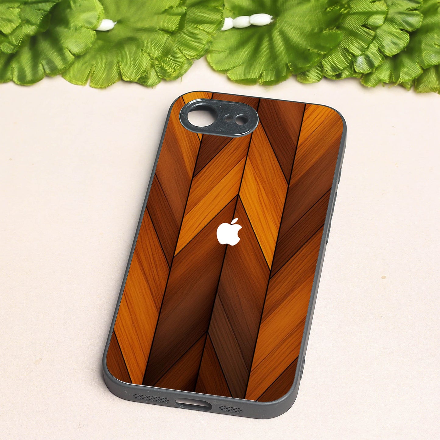 V-Wood Luxe metal back case for Apple Iphone 16e
