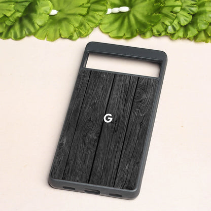 Dark Wood metal back case for Google Pixel 7