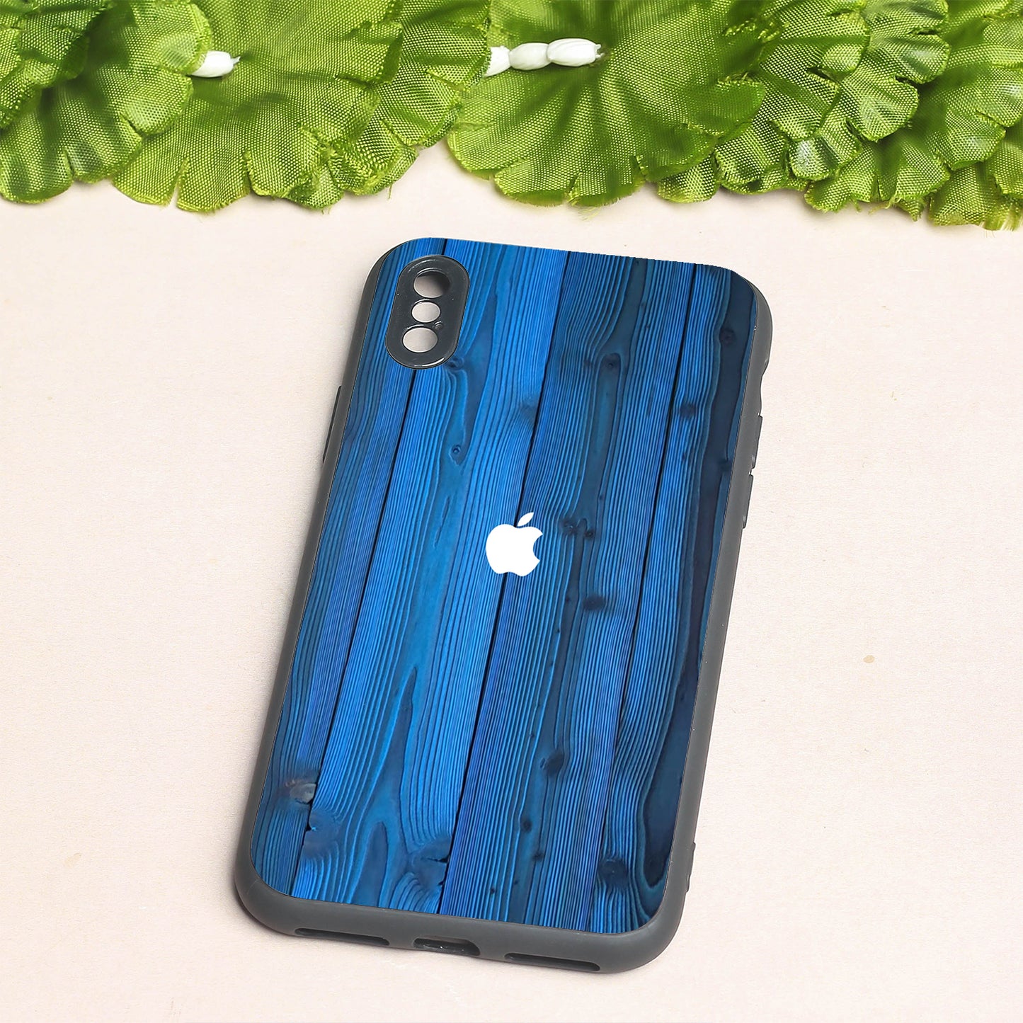 Indigo Planks metal back case for Apple Iphone X/XS