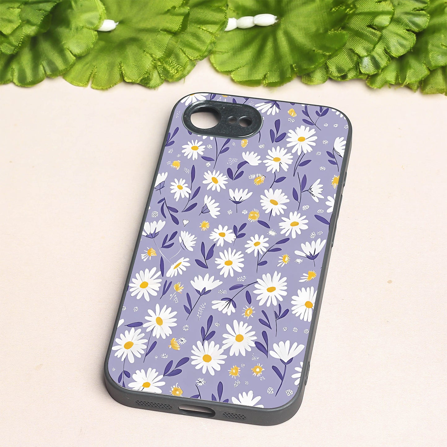 Lavender Daisies metal back case for Apple Iphone 16e
