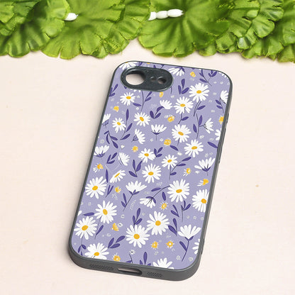 Lavender Daisies metal back case for Apple Iphone 16e