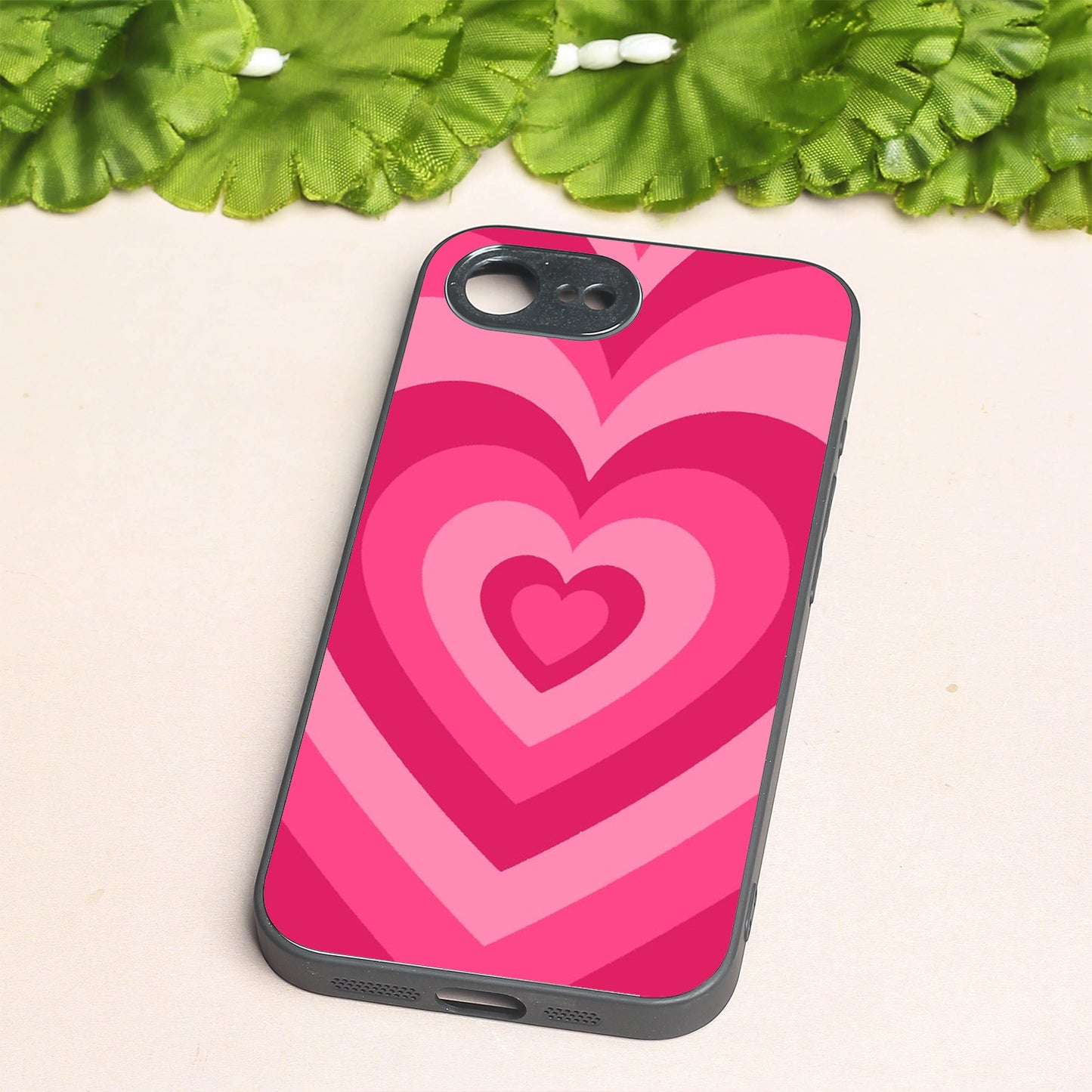 Retro Love metal back case for Apple Iphone 16e