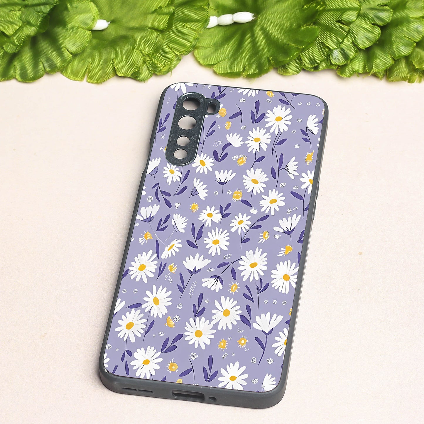 Lavender Daisies metal back case for Oneplus Nord