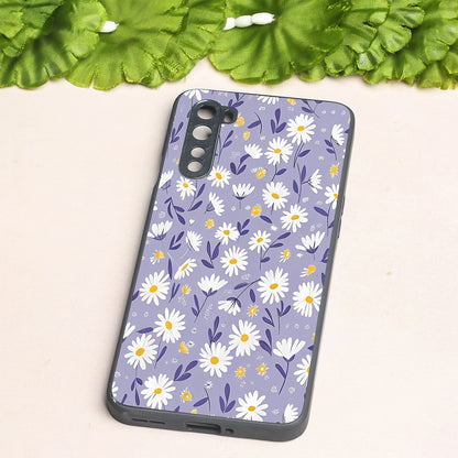 Lavender Daisies metal back case for Oneplus Nord