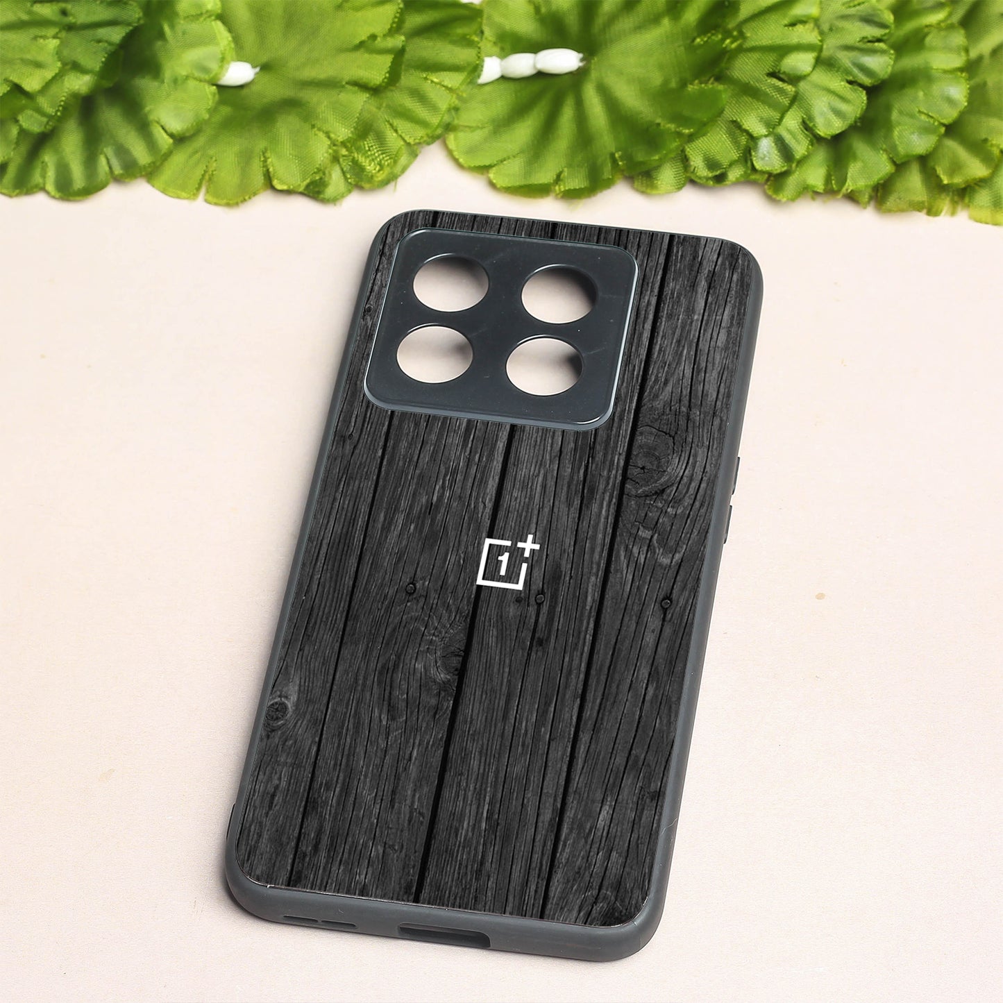 Dark Wood metal back case for Oneplus 10T