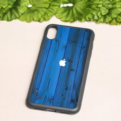 Indigo Planks metal back case for Apple Iphone Xs Max