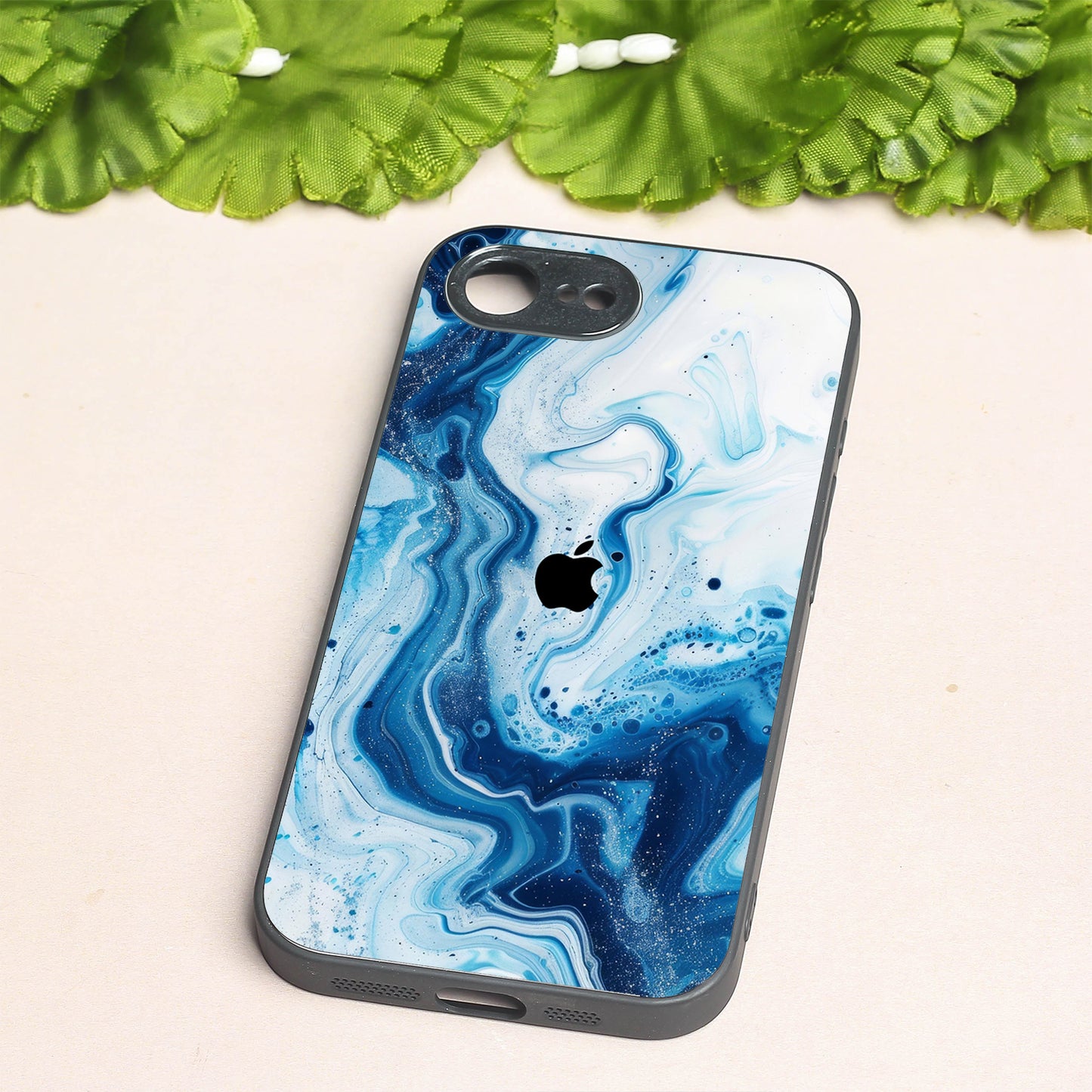 Neptune Swirl metal back case for Apple Iphone 16e