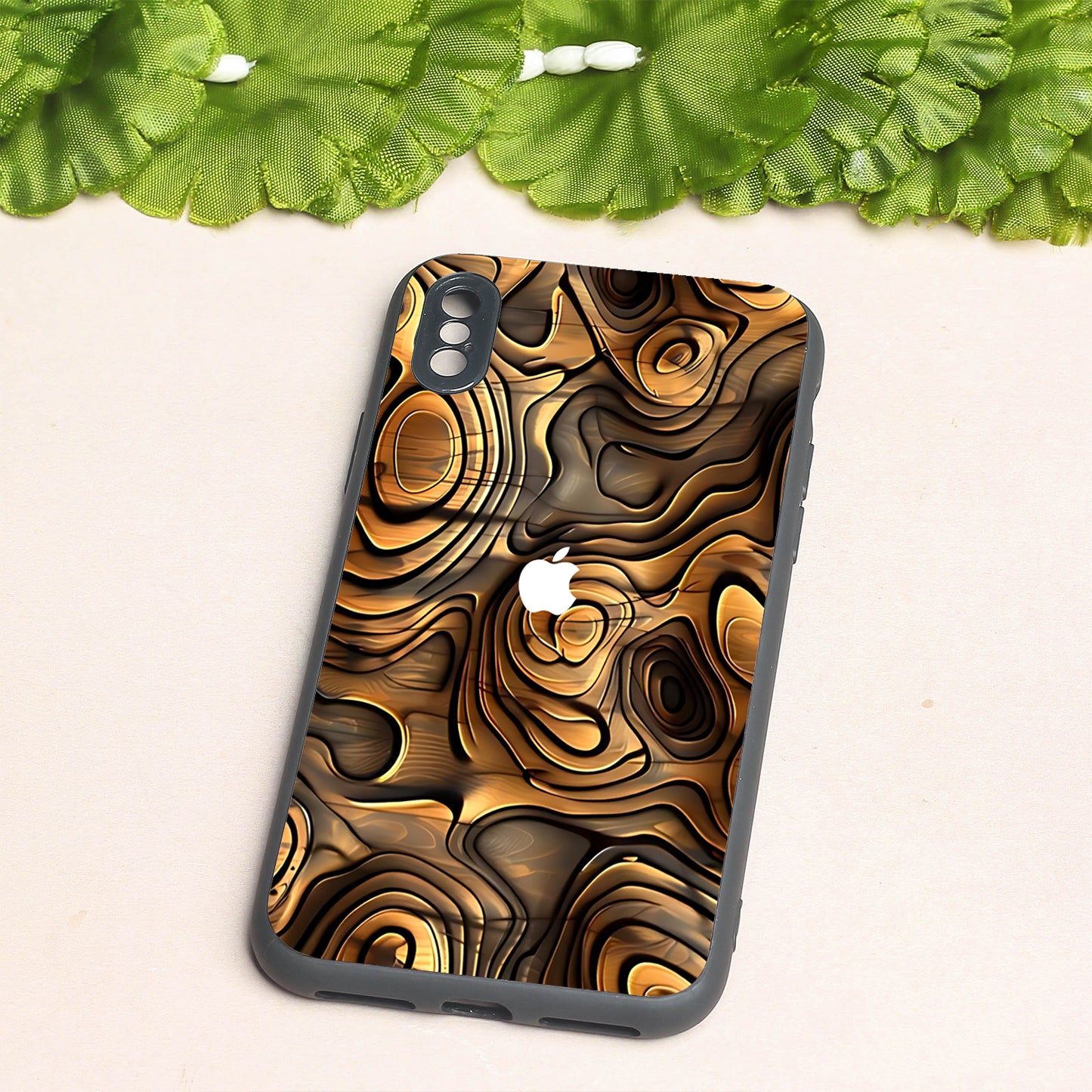 Rust Mirage metal back case for Apple Iphone X/XS