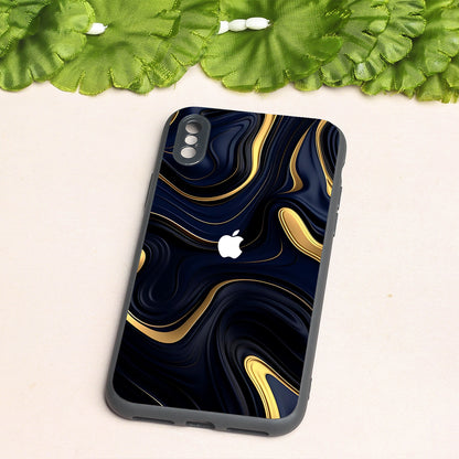 Noir Gold metal back case for Apple Iphone X/XS
