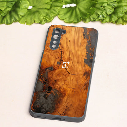 Lava Oak metal back case for Oneplus Nord