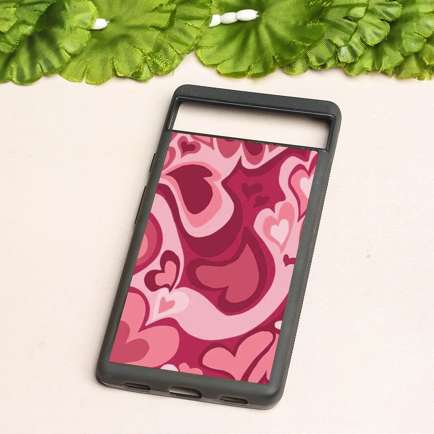 Valentine Wave Marble metal back case for Google Pixel 6a