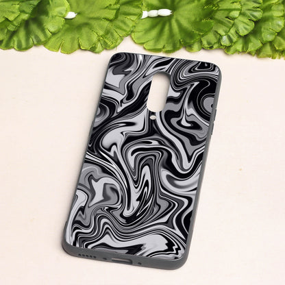 Blackout Marble metal back case for Oneplus 7 Pro