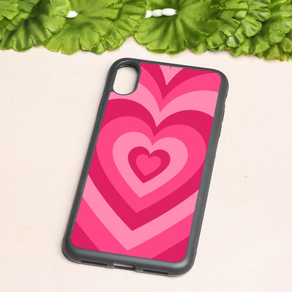Retro Love metal back case for Apple Iphone Xs Max