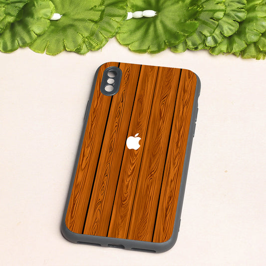 WoodCraft Touch metal back case for Apple Iphone X/XS