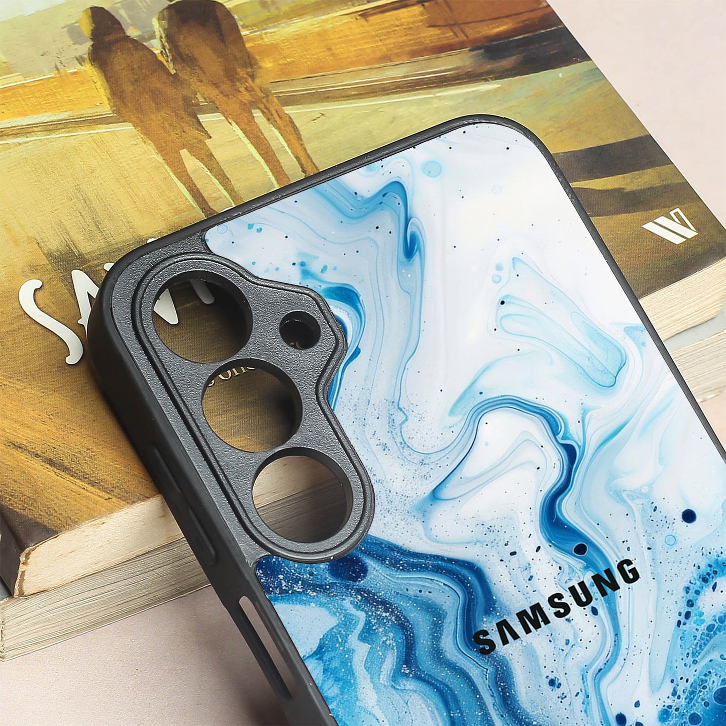 Neptune Swirl metal back case for Samsung A16