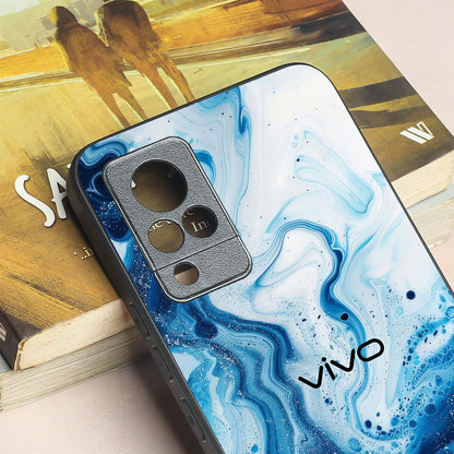 Neptune Swirl metal back case for Vivo V21