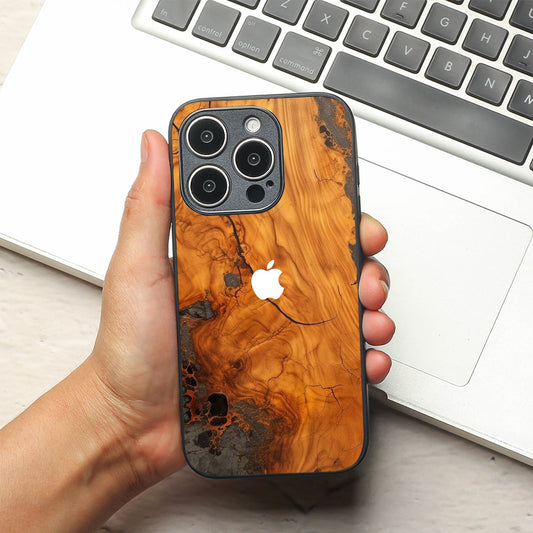 Lava Oak metal back case for Apple Iphone 13 Pro Max