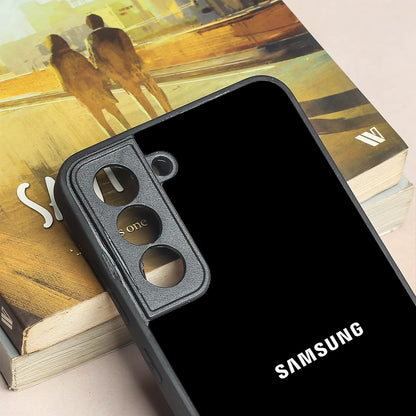 Black metal back case for Samsung S21 FE