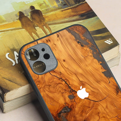 Lava Oak metal back case for Apple Iphone 12