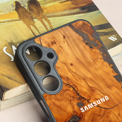 Lava Oak metal back case for Samsung A16