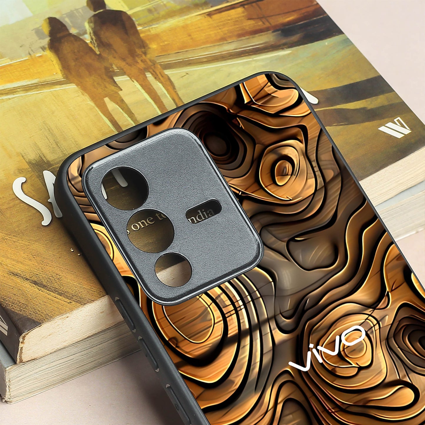 Rust Mirage metal back case for Vivo V23
