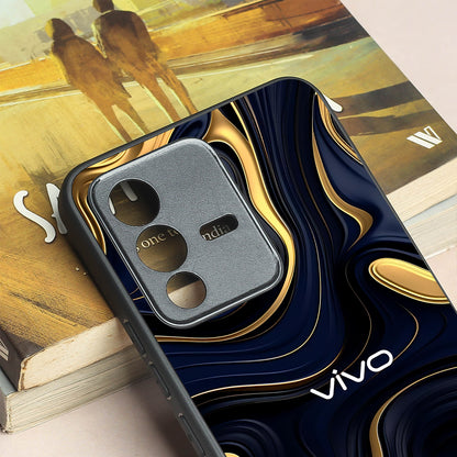 Noir Gold metal back case for Vivo V23
