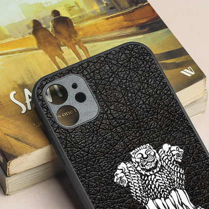 Black Satyamev Jayate metal back case for Apple Iphone 11