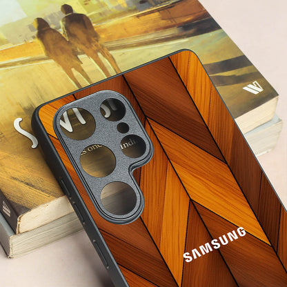 V-Wood Luxe metal back case for Samsung S25 Ultra